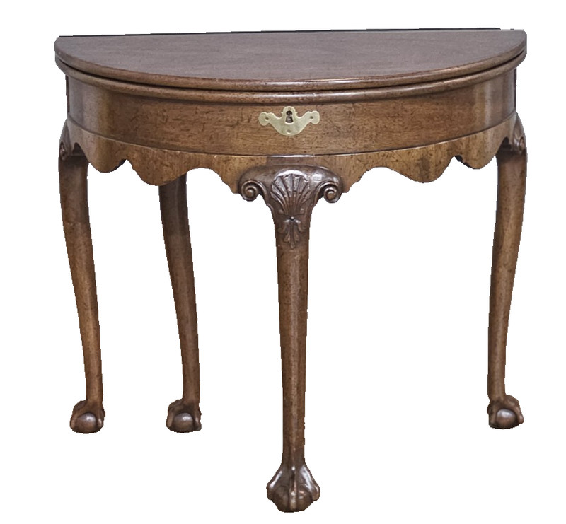 Kittinger Williamsburg Mahogany Hall Table Game Table CW 156 Claw & Ball