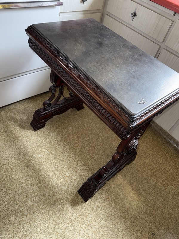19th-century Renaissance Revival table gallery