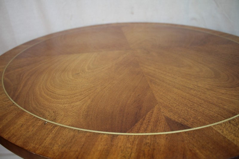 Mid-century American Modern Maple Center Table Bookmatch Finish gallery