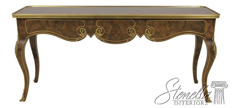 58263: MASTERCRAFT French Louis XV Walnut Sofa Table