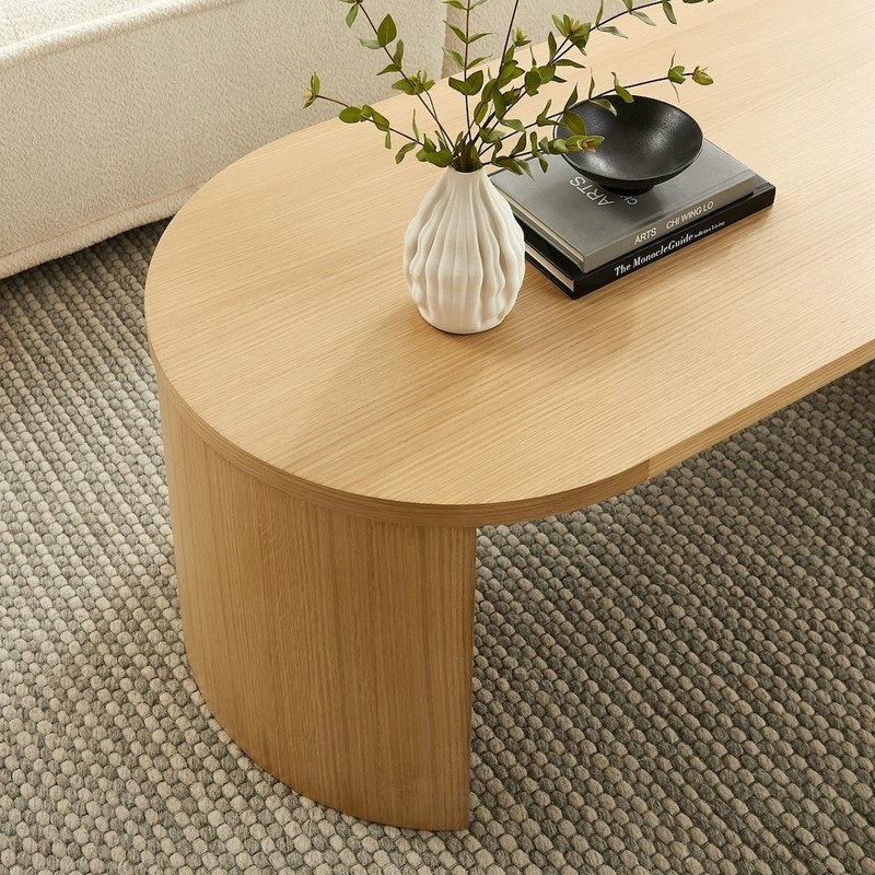 Aspect Oval Wood Coffee Table gallery