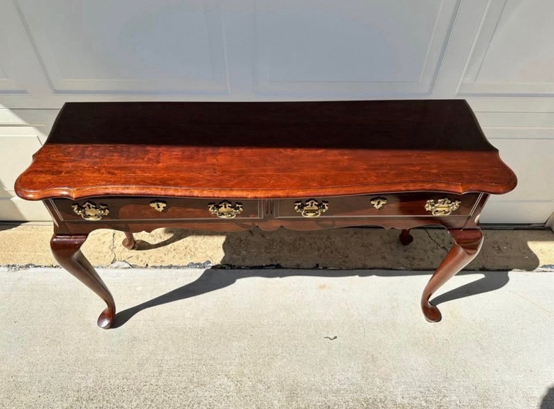 Pennsylvania House Cherry Queen Anne Console Sofa Table gallery