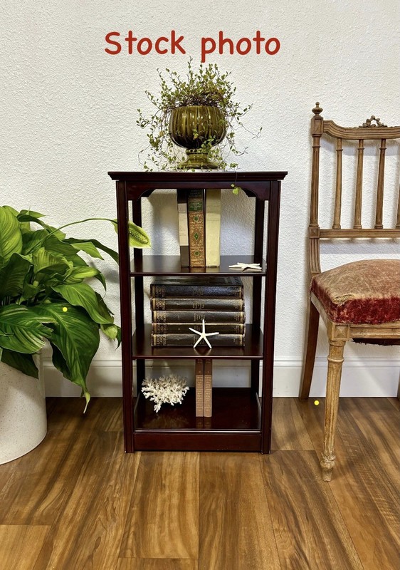 Vintage Bombay Company End Table Side Table Mahogany Cherry Wood ? 1995 4 Tier