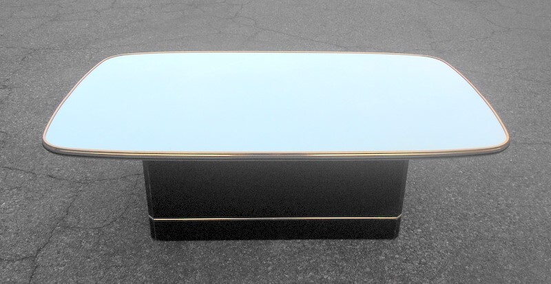 CHIC Vtg Mirrored Cocktail Coffee TABLE MODERN Hollywood Glam Style of Cardin