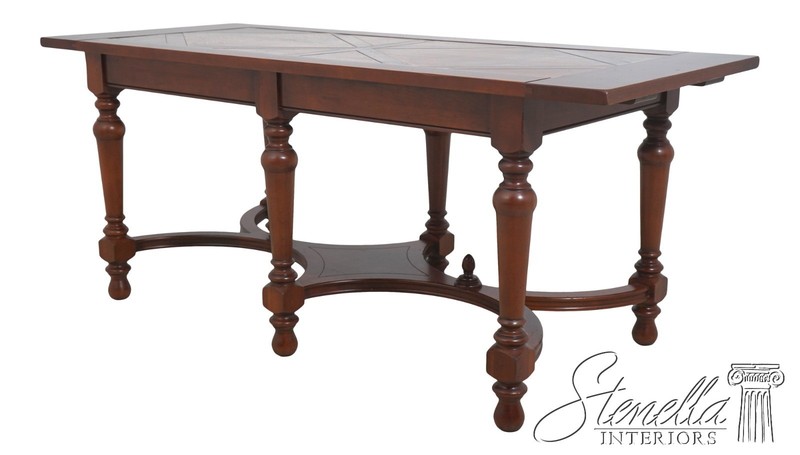L72055: HARDEN Country Distressed French Cherry Small Dining or Library Table