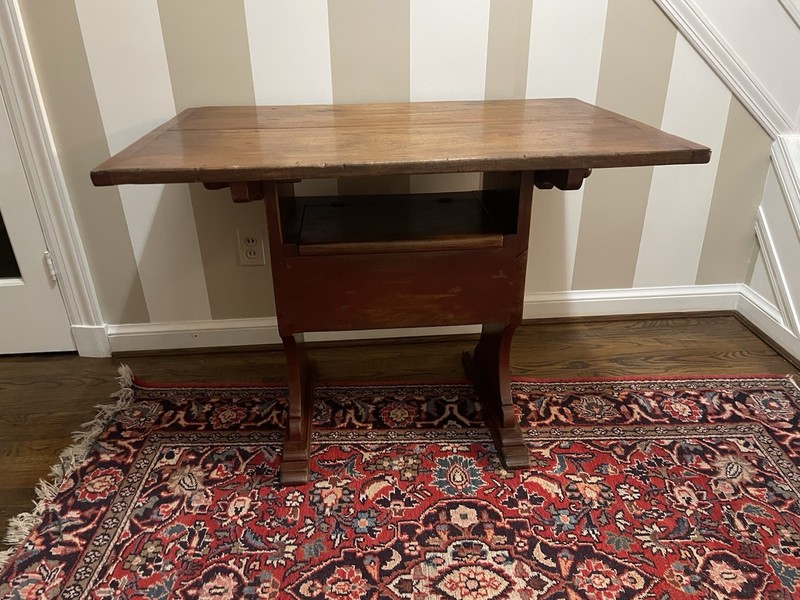 American Arts & Crafts / Mission Stickley School table L40” x W27” x H 29 1/2” gallery