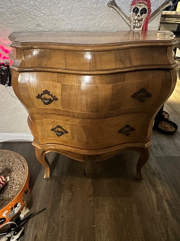 antique side table with drawer