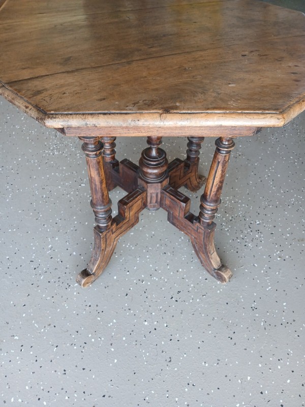 Antique Oak/ Poplar Beautiful Eastlake Side Table.