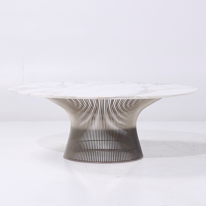 Warren Platner for Knoll Mid Century Marble Coffee Table