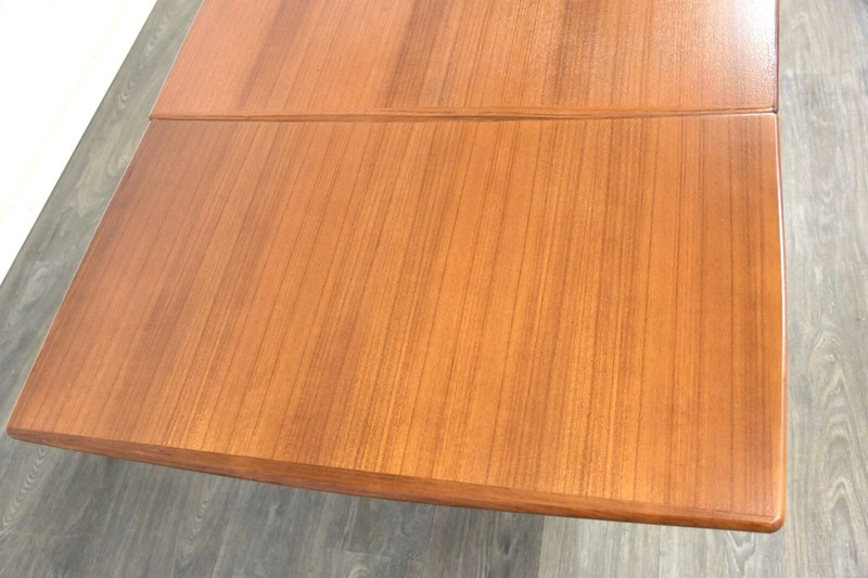 Danish Modern Teak Draw Leaf Dining Table gallery