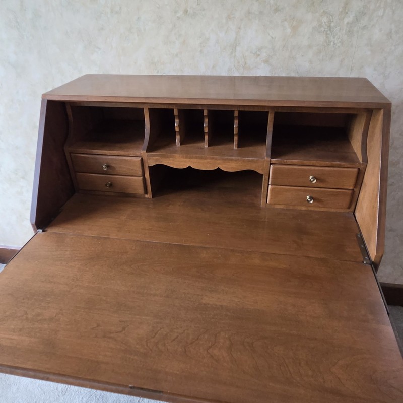 Vintage Ethan Allen Maple Secretary Desk gallery