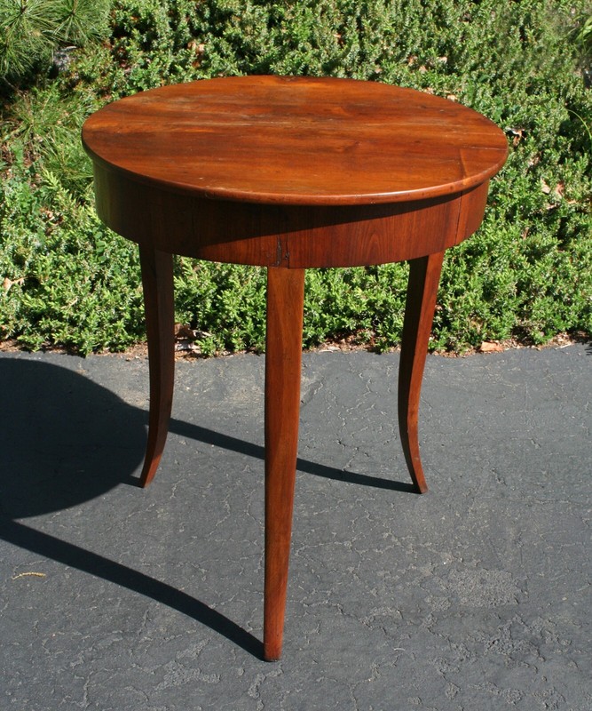 Antique Cherry Country French Table, 19th Century gallery