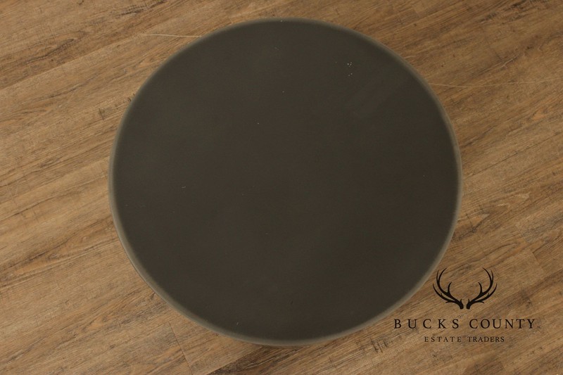 Modern Patinated Steel Coffee Table gallery