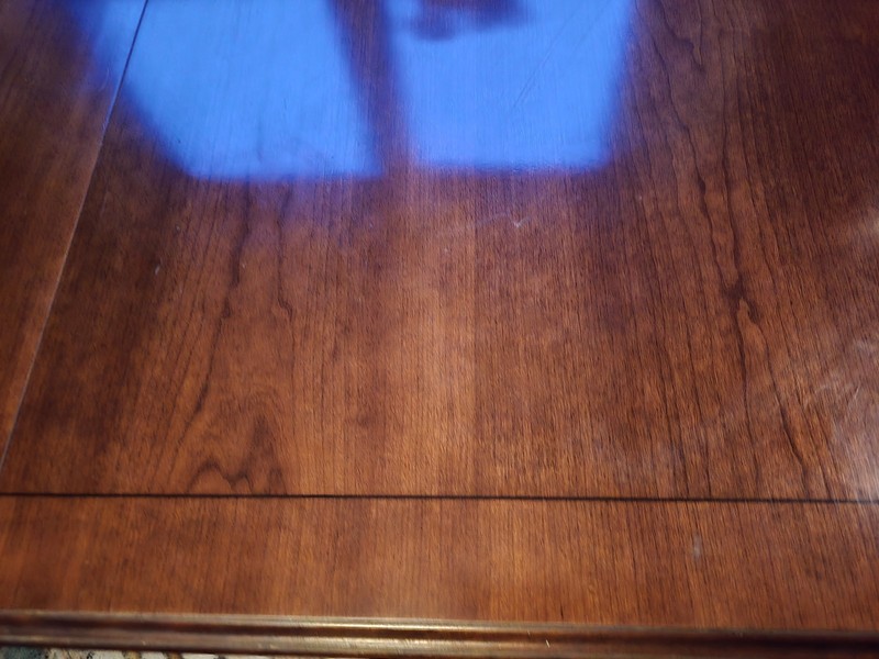 Antique Rectangular Wood Dining Table Carved Legs Glossy Finish Traditional gallery
