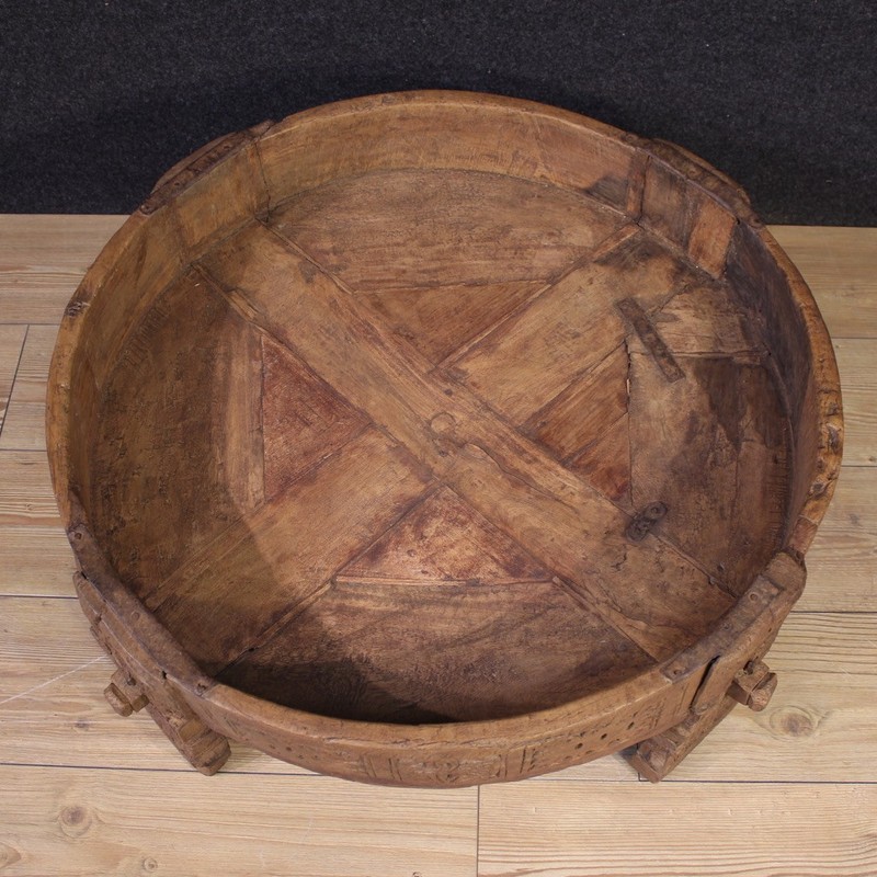 Indian coffee table furniture in wood oriental planter antique style 20th cent gallery