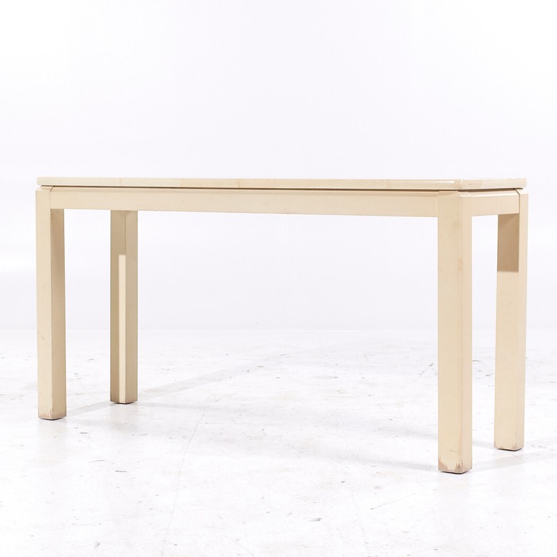 Faux Goat Skin Postmodern Console Table gallery