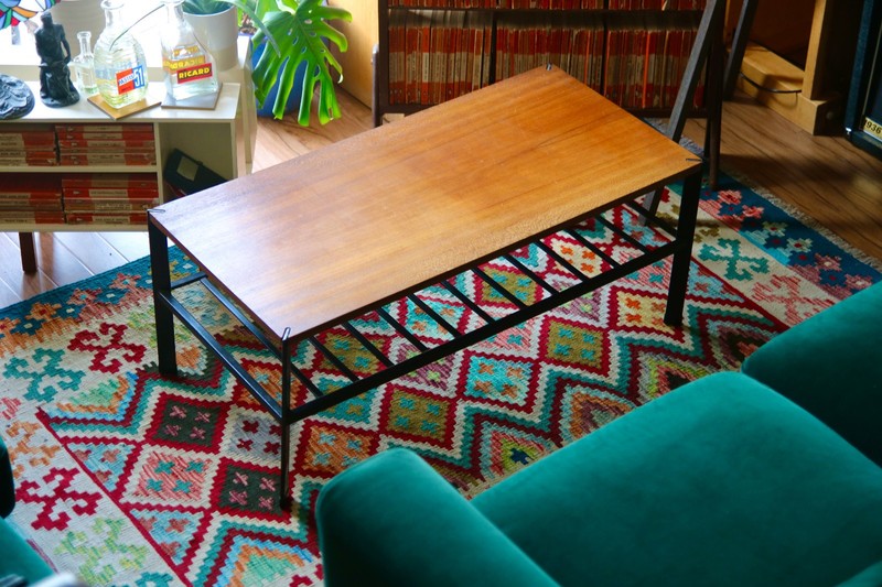 Rare Staples Ladderax Teak Coffee Table 92 x 42 x 37cm Mid Century Vintage Retro