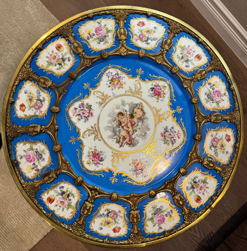 Sevres French 19th Century Guéridon Table Porcelain & Gilt Bronze gallery