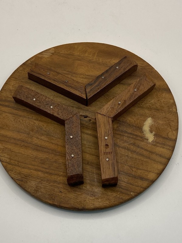 Rare Authentic Antique Anglo-Indian Folding Table, Handcrafted (circa 1840–1860) gallery