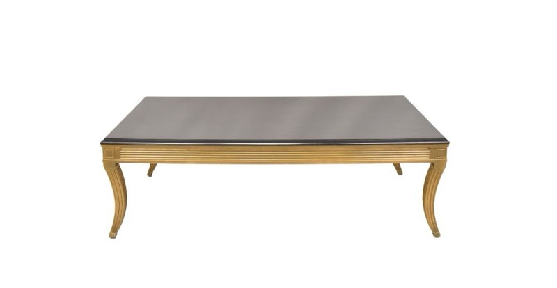 Designer Gilded Vintage Coffee Table
