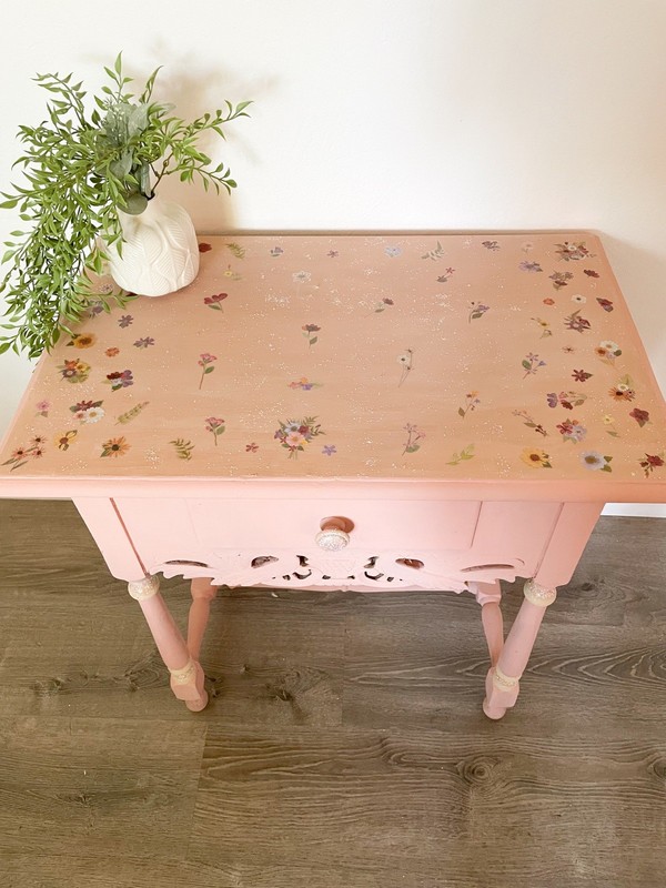 Rose Pink French Floral Table gallery