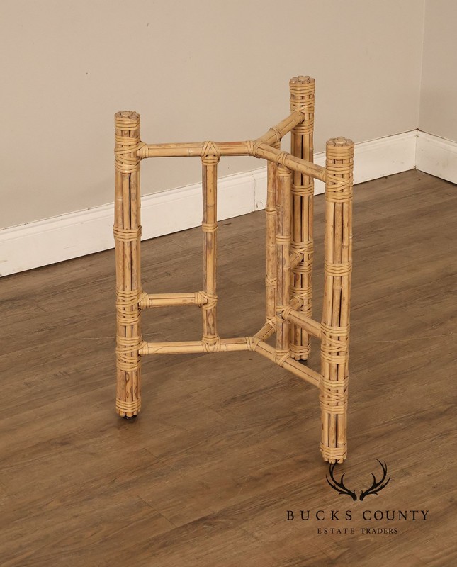McGuire Bamboo Rattan Table Base gallery