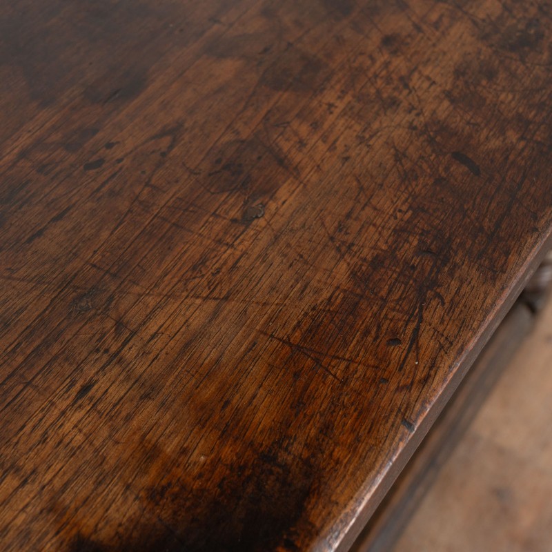 18th Century Spanish Console Table with Two Carved Drawers gallery