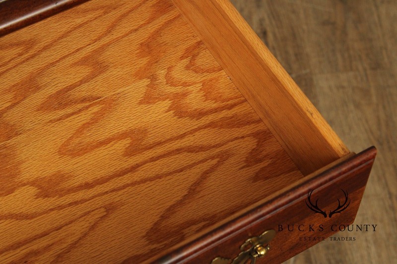 Queen Anne Style Cherry Lowboy Table gallery