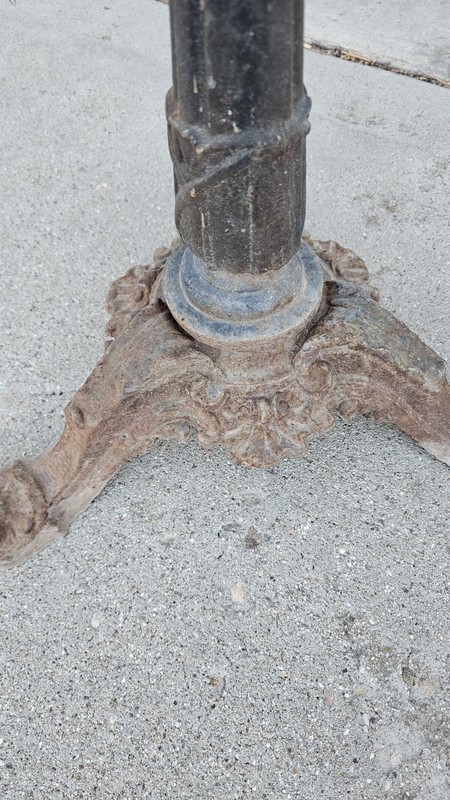 Antique Cast Iron Table Base Haasbrock-Sonderguard Cast Iron Stand gallery