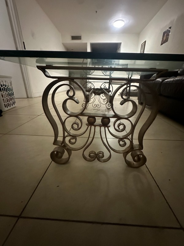 Vintage glass table unique style gallery