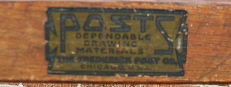 Antique Frederick Post Co.drafting table. gallery