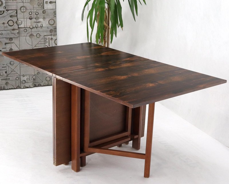 Danish Mid-Century Modern Rosewood Gate Leg Maria Dining Table Bruno Mathsson gallery