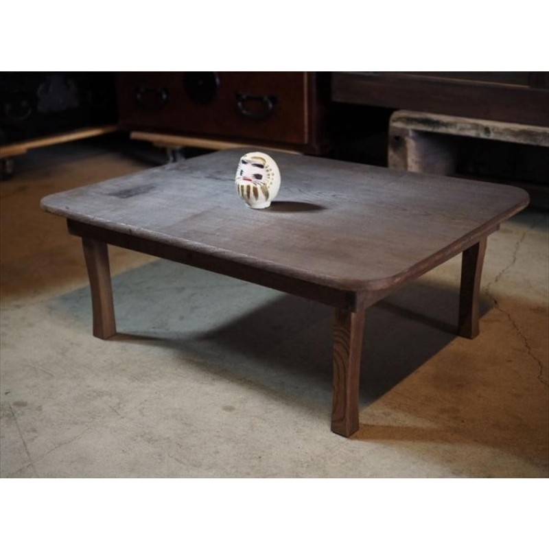 Showa Retro Low Table Koro-ten Japanese Mid-Showa Used Size E
