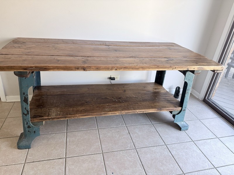 Original JD Wallace And Co. Workbench/ Table gallery