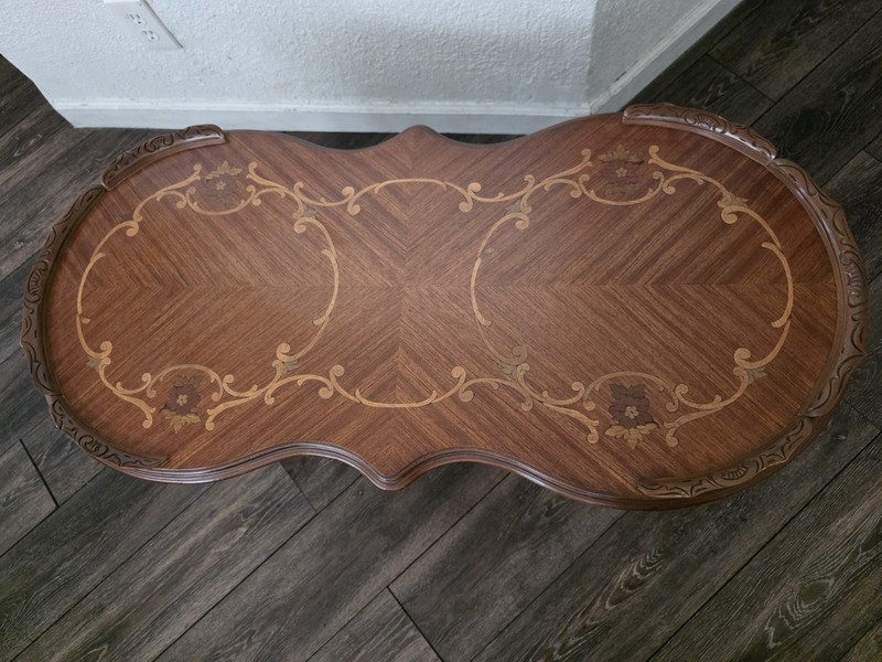 Baroque / Louis XV style coffee table or console table; French style. gallery