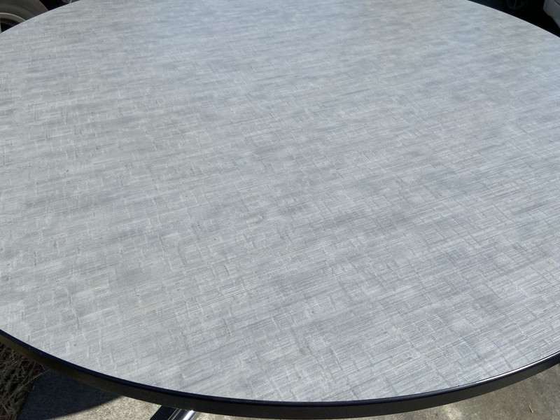 Florence Knoll Style Mid Century Modern Conference Room Table 48”/48”/29” gallery
