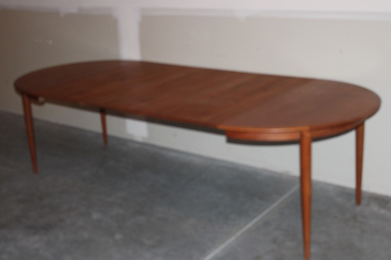 MCM Skovmand & Andersen for Moreddi Mid Century Dining Table with 3 Leaves gallery