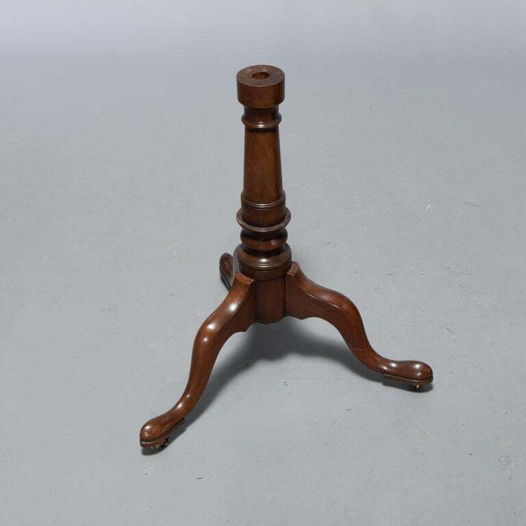 Kittinger Colonial Williamsburg Queen Anne Mahogany Revolving Server, 20th C gallery