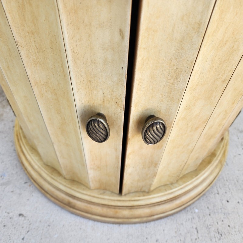 LEXINGTON Italian Marble Drum Side Center Table gallery