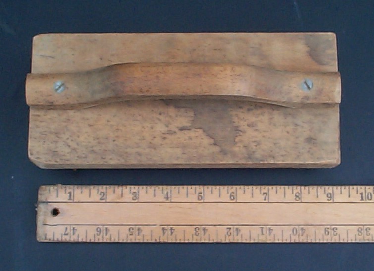 Vintage Butcher Block BRUSH – 9″ long