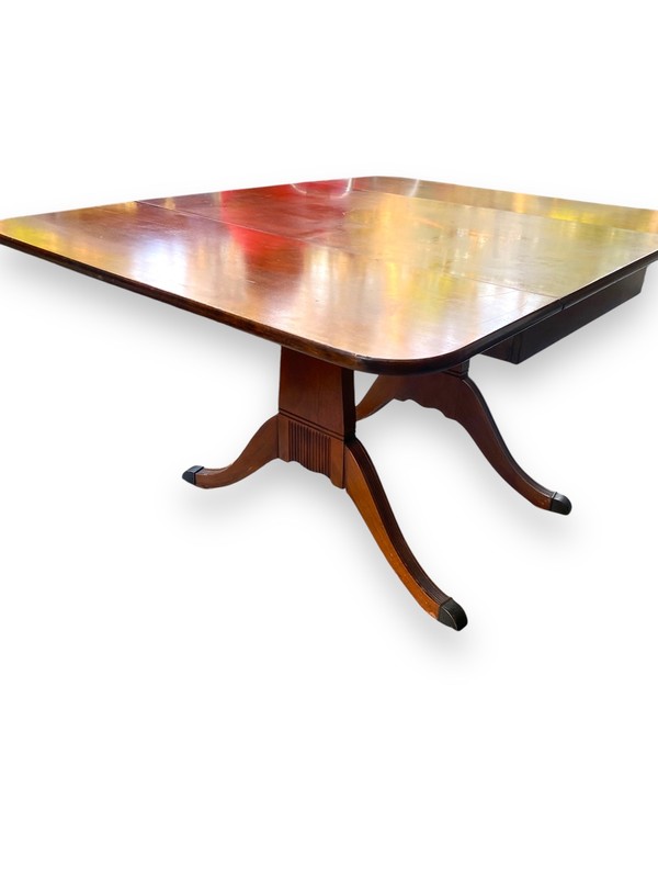 Extensole Extension Mid-Century Vintage Mahogany Leaf Table gallery