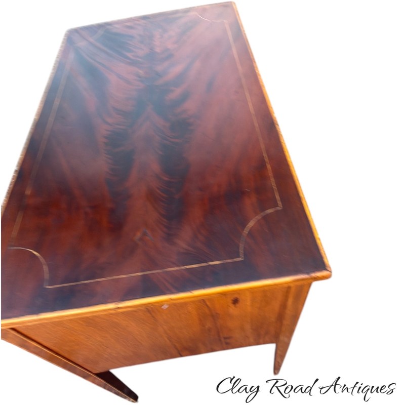 Antique Hepplewhite server dressing table stand mahogany line inlaid 1800s fine gallery