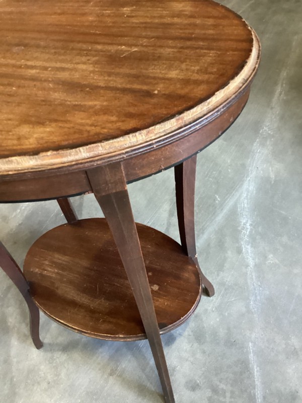 Antique Grand Rapids Imperial Side Table Painted No Metal Trim For Restore gallery