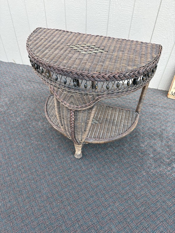 67362 Wicker Console Table Hall Stand gallery