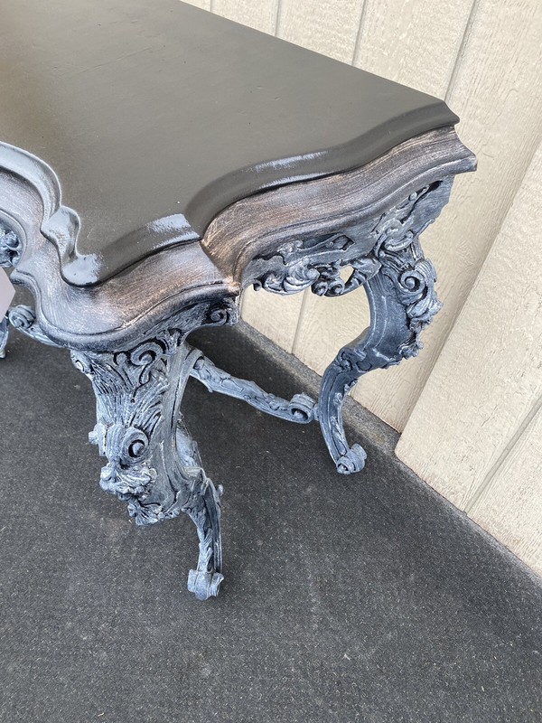 65115 Decorator Hand Carved Console Table Stand gallery