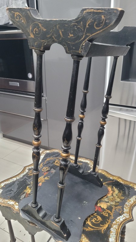 English Papier Mache nesting tables - Victorian era gallery