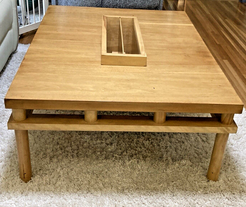 SIGNED T.H Robsjohn-Gibbings for Widdicomb U.S.A. 1950s Classic MCM Coffee Table gallery