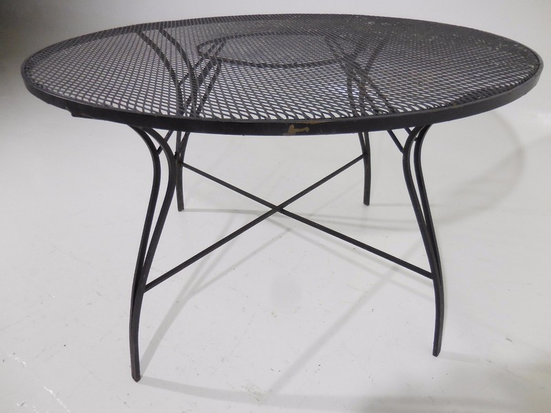50'smodern IRON outdoor/indoor SALTERINI garden Dinette Set by Tempestini gallery