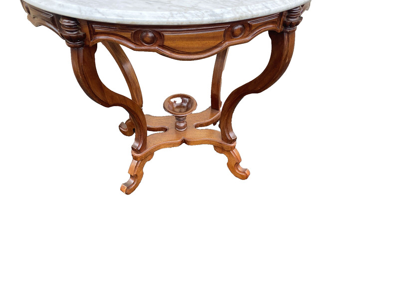 65035 Antique Victorian Walnut Lamp Table Stand gallery