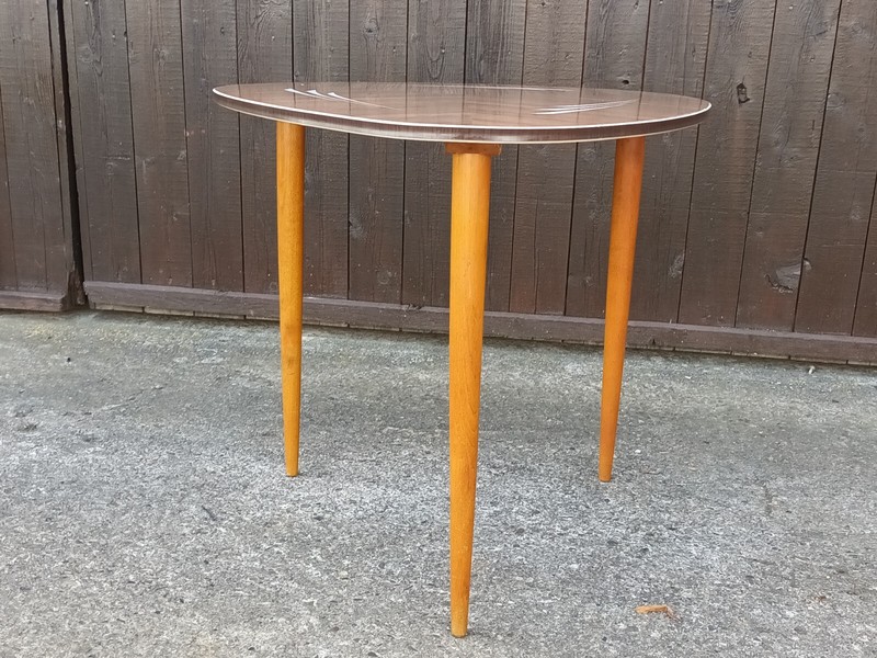 50s Table Vintage Kidney Table Coffee Table Rockabilly Retro Coffee Table 50s 1 gallery